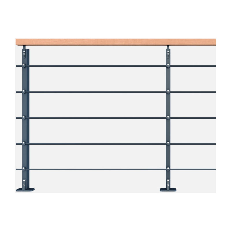 Kordo - initio - Kit garde-corps 2m prêt à poser en aluminium