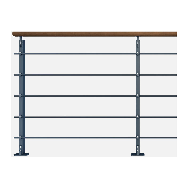 Kordo - initio - Kit garde-corps 2m prêt à poser en aluminium