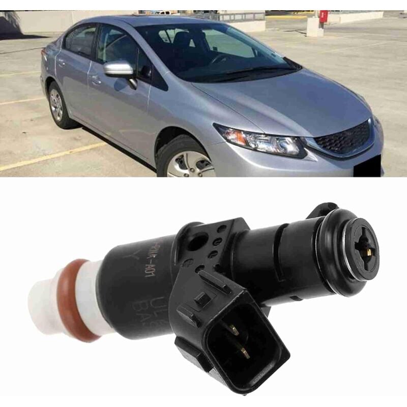 Coocheer - Injecteur de carburant 16450RNAA01 pour moteur 1,8 l 16 v 6 cylindres à essence, abs, électrovanne, injecteur, Civic