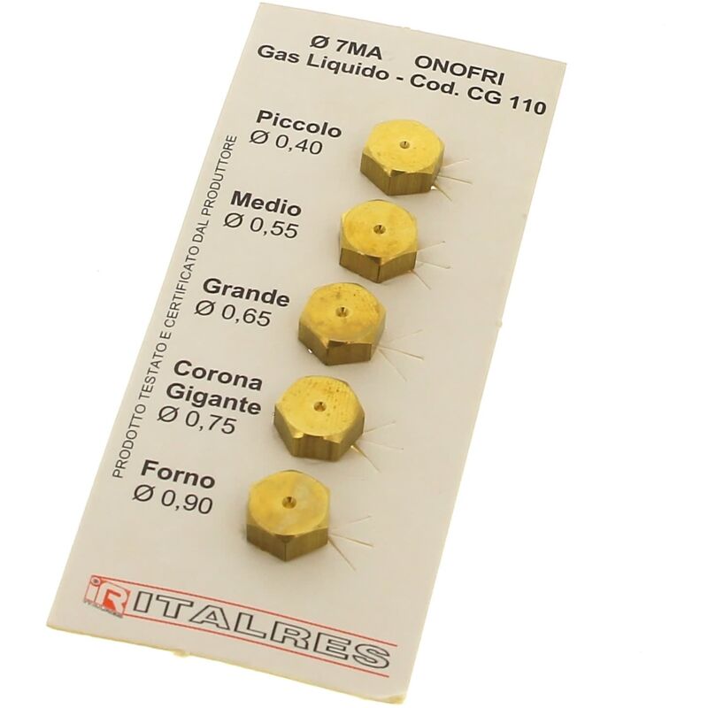 Injecteurs butane-propane - table de cuisson Sauter