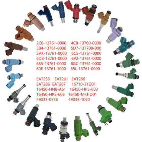 Injecteurs de carburant pour motos, Yamaha, Honda, Kawasaki, VTT, yachts, bateaux de croisière, Harley-Davidson.