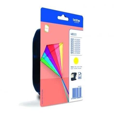 Ink-jet brother lc-223cbp amarillo dcp4120dw mfcj4420dw mfcj4620dw mfcj5320dw 550 pag
