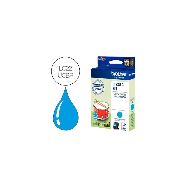 

Brother - tinta cian para dcpj785dw