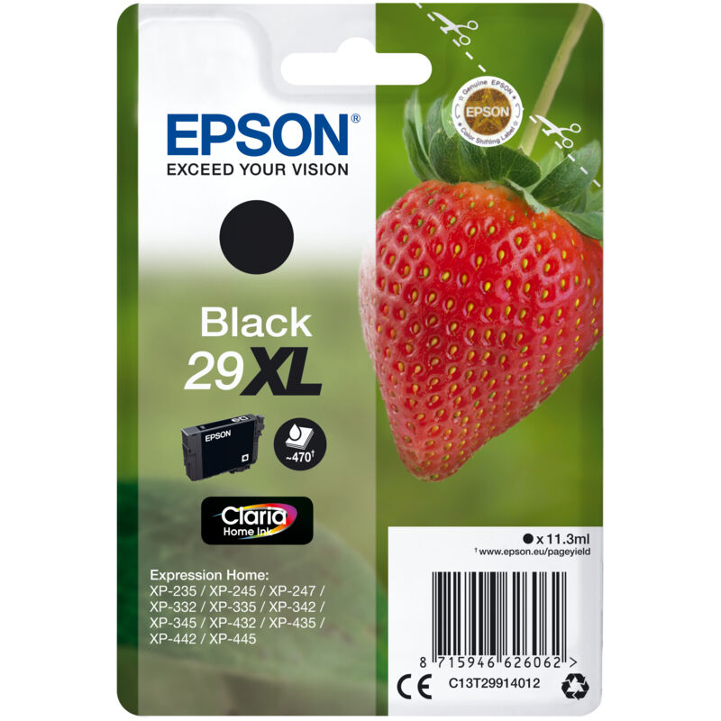 Cartouche d encre Epson Fraise noir xl
