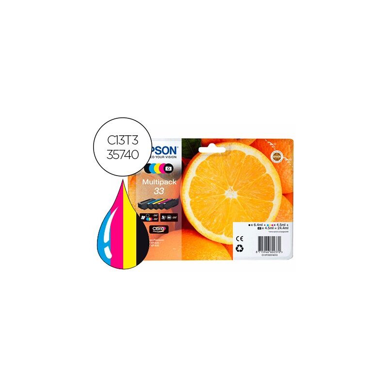

Epson c13t33574010 c13t33574010 tinta original cuatricolor