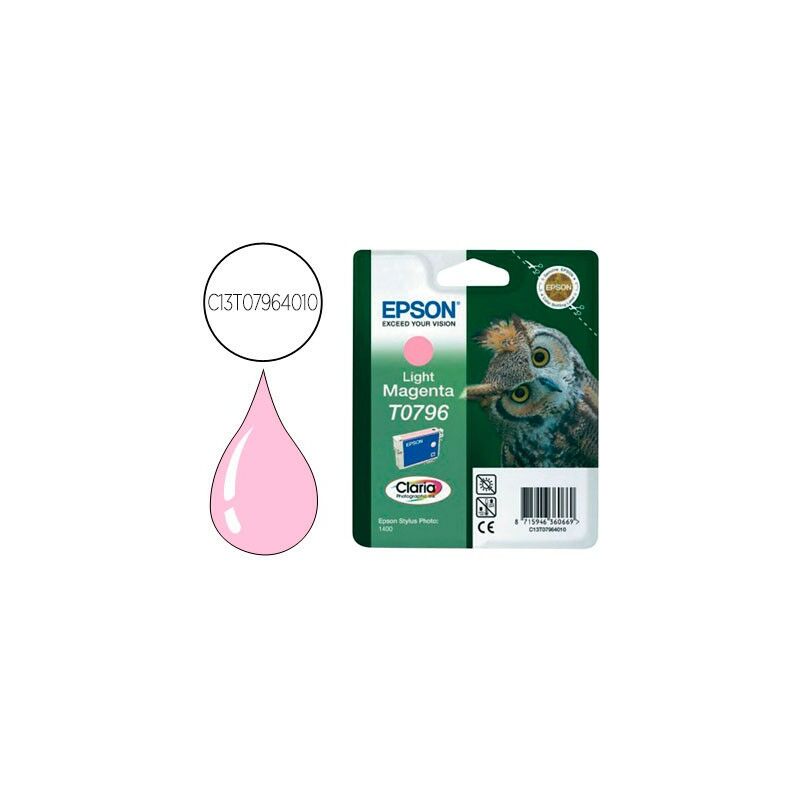 

Epson stylus photo px700w800fw1400 cartucho magenta claro