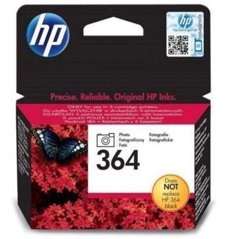 Ink-jet hp 364 schwarz spezialfoto photosmart premium-c309a/series c5300 / c6300 / b8500 / d5400 130pag 10x15