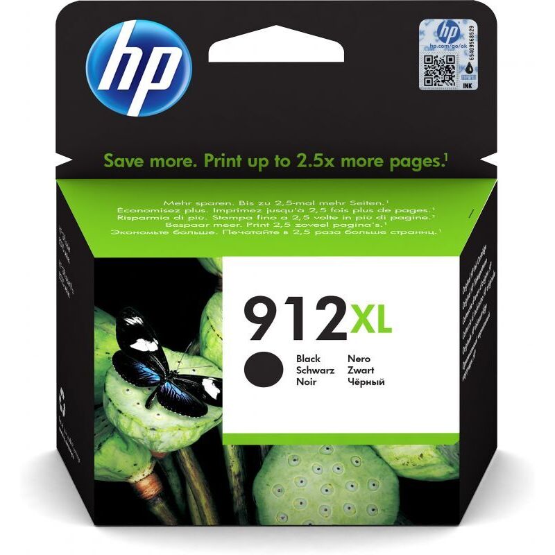 Cartucho de Tinta Original HP nº912 XL Alta Capacidad/ Negro