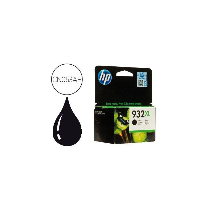 Hewlett Packard - Cartucho hp 932xl negro cn053ae officejet 6100-70