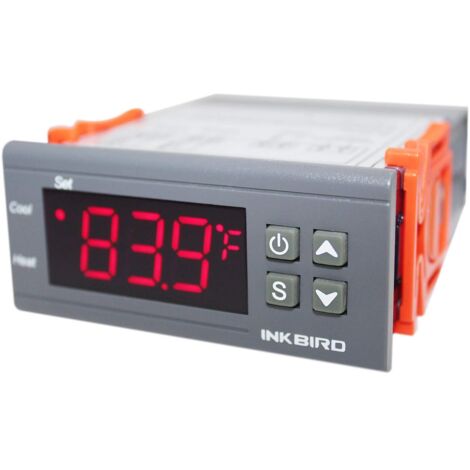 INKBIRD ITC-1000 2-Relais-Temperaturregler 220V mit Sensor, Heiz- und Kühlthermostat, für Kühlschrank