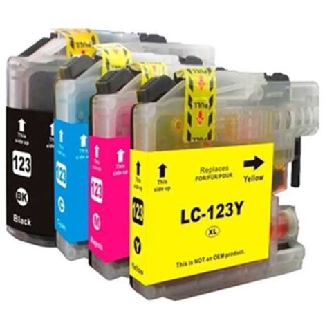 INKOEM Cartucho Compatible Brother LC123XL Cyan