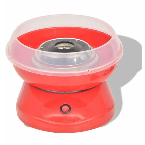 INLIFE Appareil à barbe à papa 480 W Rouge