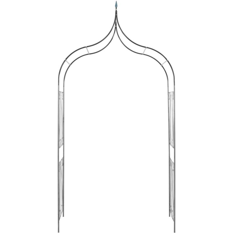 Inlife - Arche de jardin Design de piquet plantes grimpantes Vert foncé