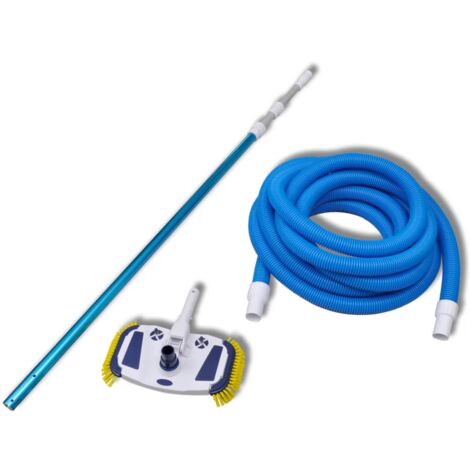 INLIFE Aspirateur de piscine avec manche télescopique et tuyau