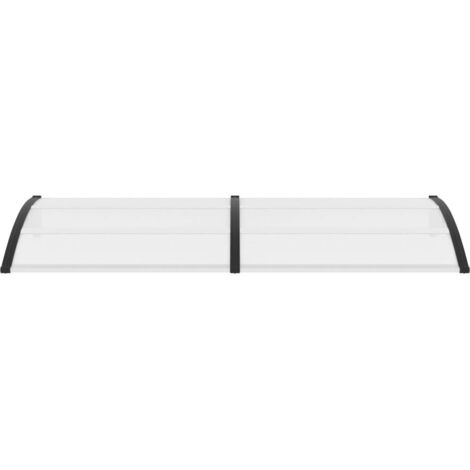 INLIFE Auvent de porte 240 x 100 cm PC