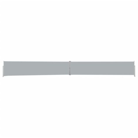 INLIFE Auvent latéral rétractable de patio 140x1200 cm Anthracite
