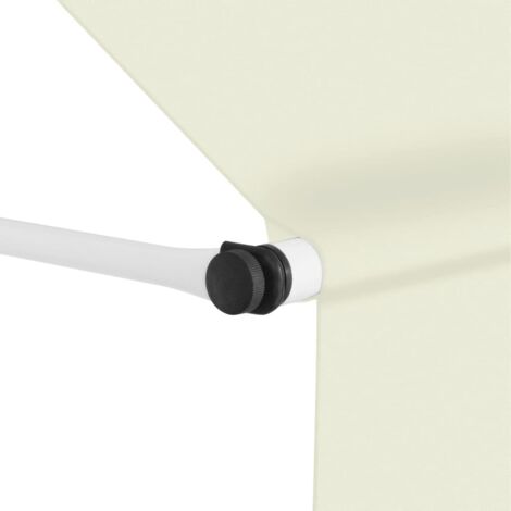 INLIFE Auvent manuel rétractable 200 cm Crème
