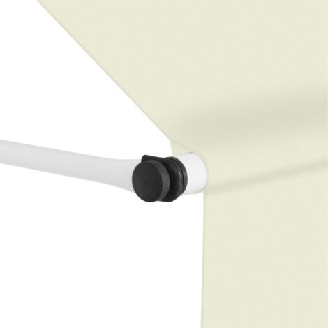 INLIFE Auvent manuel rétractable 250 cm Crème
