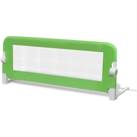 INLIFE Barrière de lit pour enfants 102 x 42 cm Vert