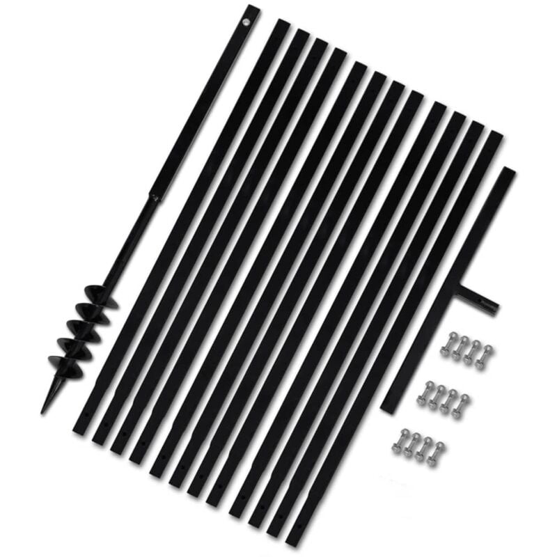 Inlife - Bêche et tarière manuelle 80 mm Avec Rallonge mèche tarière 13 m