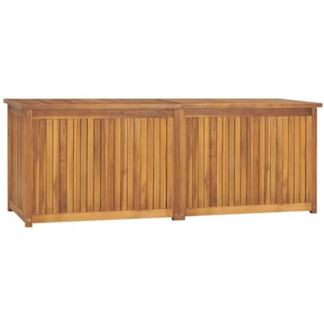 INLIFE Boîte de jardin 150x50x53 cm Bois massif de teck