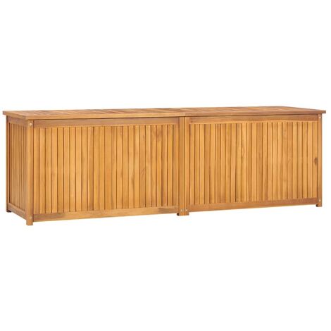 INLIFE Boîte de jardin 175x50x53 cm Bois massif de teck