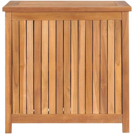 INLIFE Boîte de rangement de jardin 60x50x58 cm Bois de teck solide