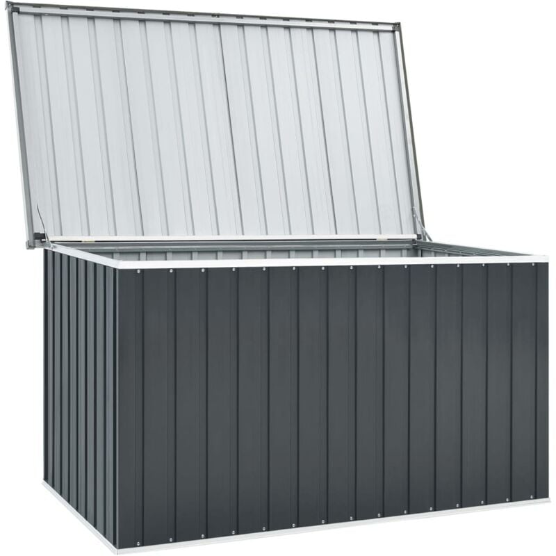 INLIFE Boîte de rangement de jardin Gris 171x99x93 cm