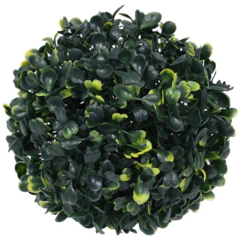 INLIFE Boules de buis artificielles 2 pcs 22 cm