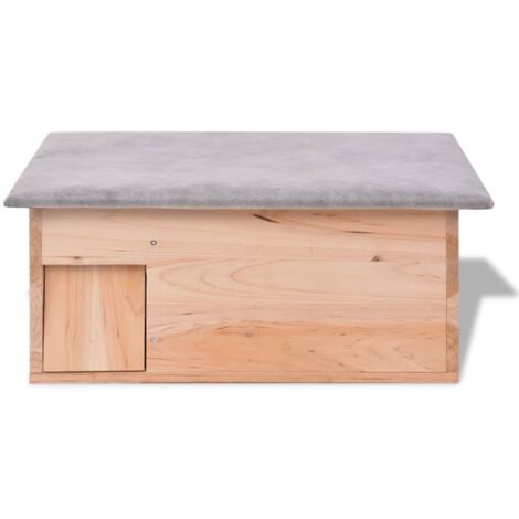 INLIFE Cabane pour hérisson 45 x 33 x2 2 cm Bois