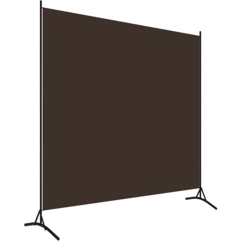 INLIFE Cloison de séparation 1 panneau Marron 175x180 cm