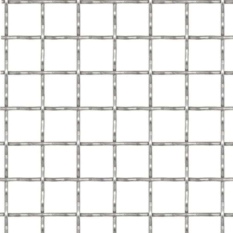 Clôture de jardin sertie Acier inoxydable 50x50 cm 11x11x2 mm - Inlife