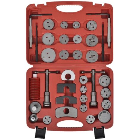 INLIFE Coffret Repousse Piston d’Etrier De Frein- Kit de 35 Pièces