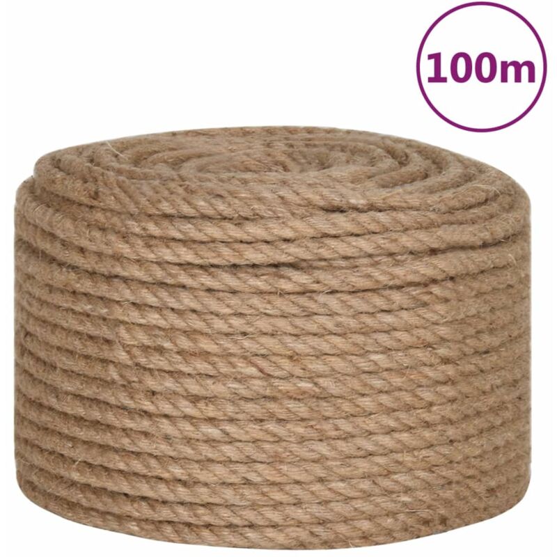 Corde 100 % jute 10 mm 100 m - Inlife