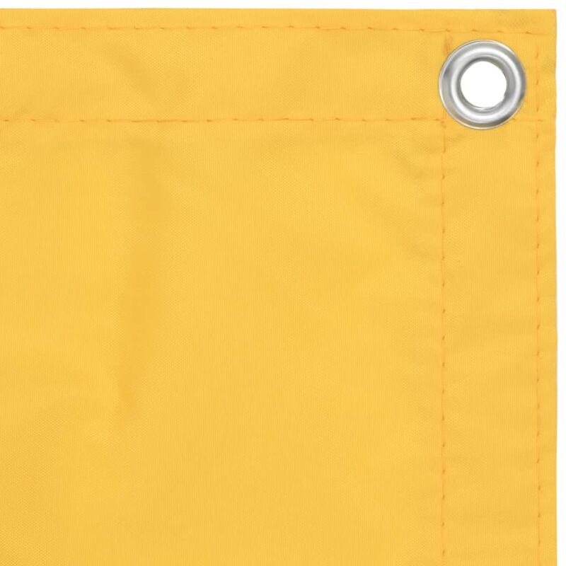 Inlife - cran de balcon Tissu Oxford Jaune 90x300 cm