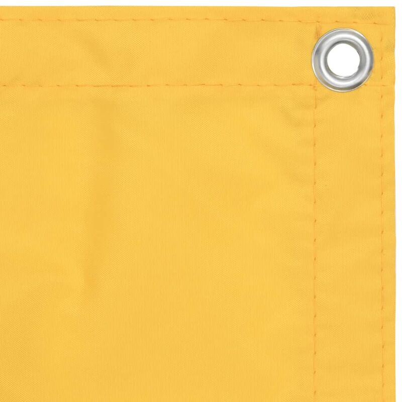 Inlife - cran de balcon Tissu Oxford Jaune 75x500 cm