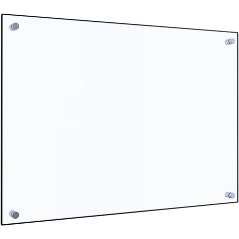 INLIFE Dosseret de cuisine Transparent 70 x 50 cm Verre trempé