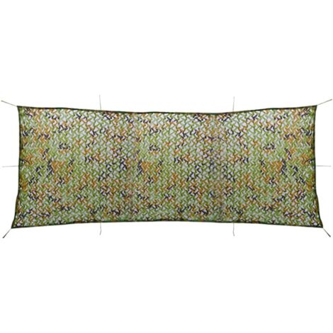 INLIFE Filet de camouflage avec sac de rangement 1,5 x 4 m