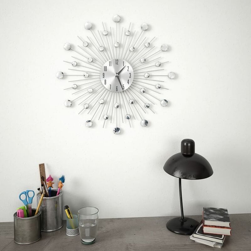 Inlife - Horloge murale avec mouvement à quartz Design moderne 50 cm