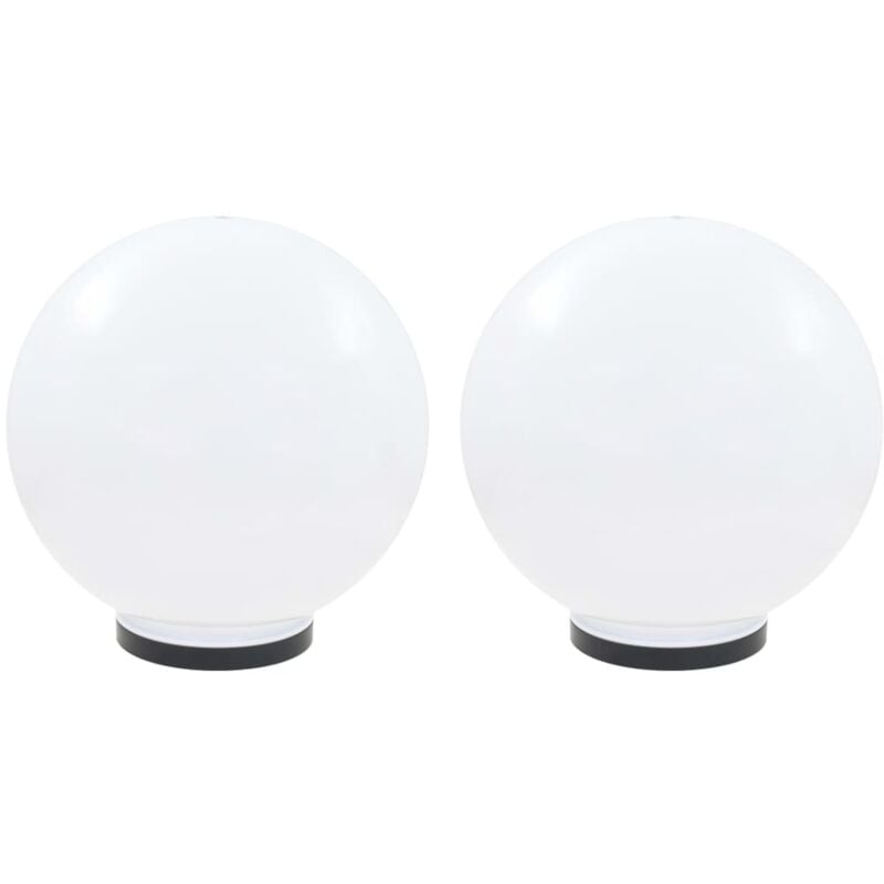 Inlife Lampe à led sous forme de boule 2 pcs Sphérique 40 cm pmma