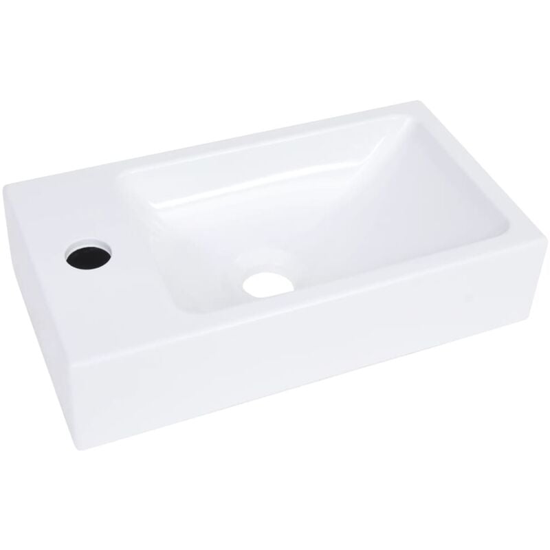 Inlife - Lavabo 400x220x90 mm smc Blanc