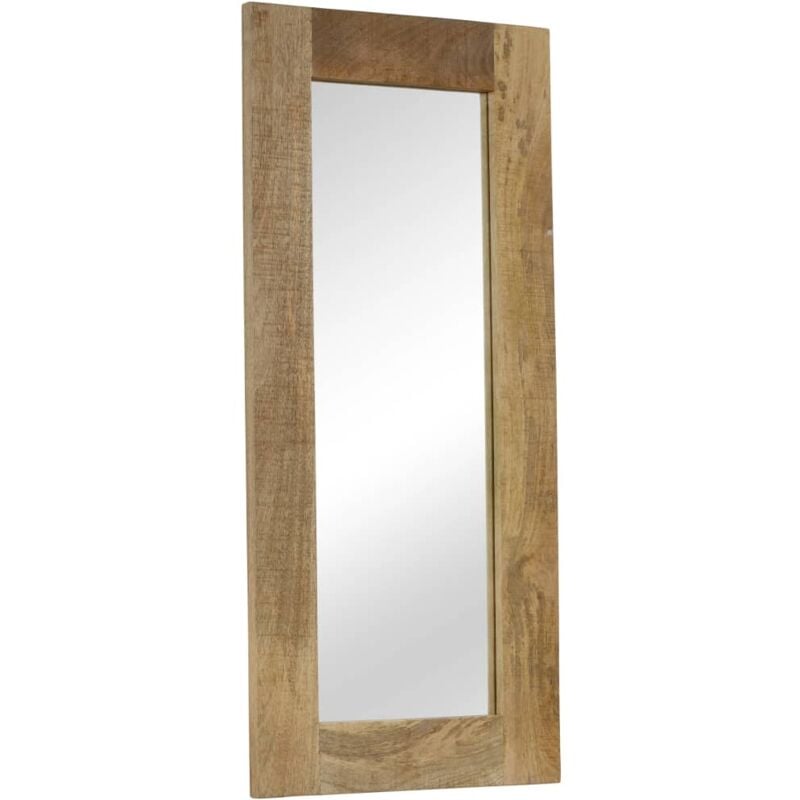 Miroir Bois massif de manguier 50 x 110 cm - Inlife