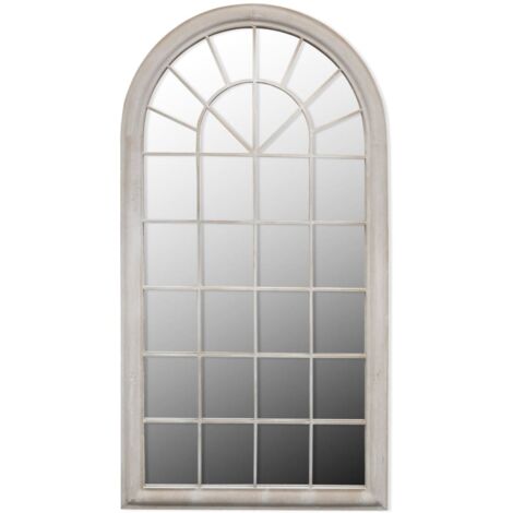 INLIFE Miroir de jardin d'arche rustique 60x116 cm Intérieur/extérieur
