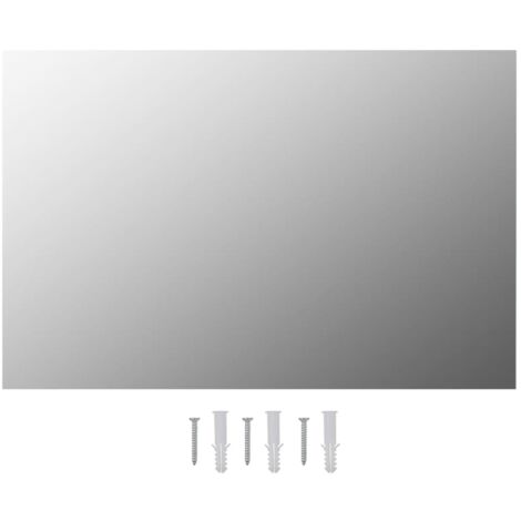 INLIFE Miroir mural Verre 60 x 40 cm Rectangulaire