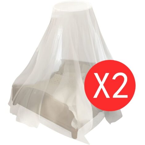 INLIFE Moustiquaire 2 pcs Rond 56x325x230 cm