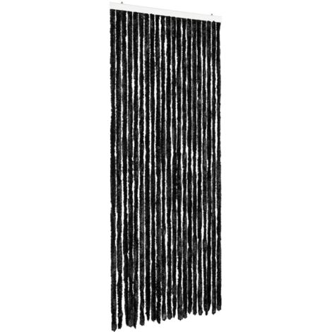 INLIFE Moustiquaire Anthracite 90x220 cm Chenille