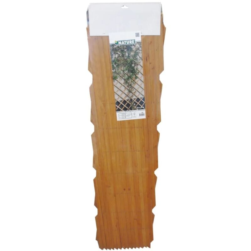 Inlife - Nature Treillis de jardin 100 x 300 cm Bois Marron