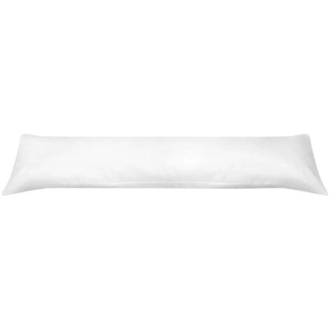 INLIFE Oreiller de dormeur latéral 40 x 145 cm Blanc