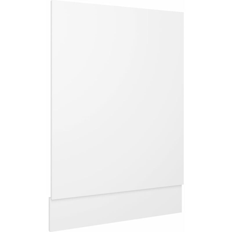 Panneau de lave-vaisselle 45x3x67 cm Aggloméré Blanc - Inlife