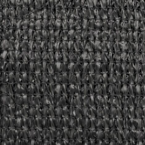 INLIFE Parasol en PEHD rectangulaire 2x4 m Anthracite